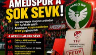 Amedspor’a şok sevk! Kritik maç sonrası TFF harekete geçti