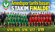 Amedspor’dan tarihi başarı! 5 takım birden finallerde