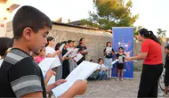 Diyarbakır’ın kırsalında sanat rüzgarı: Çocuklar notalarla ve fırçalarla hayallerini resmetti