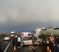 Zincirleme kazada facia! 5 yaşındaki çocuk hayatını kaybetti