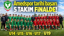 Amedspor’dan tarihi başarı! 5 takım birden finallerde