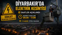 Diyarbakır’da elektrik kesintisi: 11 ilçede hayatı etkileyecek uzun süreli kesinti uyarısı