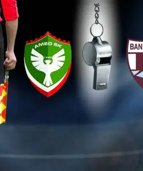 Amedspor maçına kritik hakem! Bandırmaspor karşılaşmasını Ozan Ergün yönetecek
