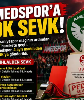 Amedspor’a şok sevk! Kritik maç sonrası TFF harekete geçti