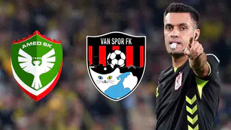 Amedspor – Vanspor FK maçının hakemleri açıklandı!