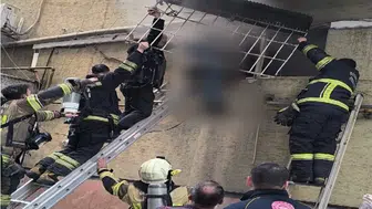 Diyarbakır’da korkutan yangın! Berberde mahsur kalan çırak kurtarıldı