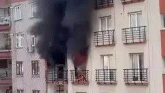 Diyarbakır’da 7 katlı binada yangın: 1’i ağır 5 kişi etkilendi