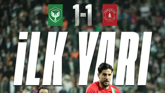 Diyarbakır’da gol düellosu! Amedspor ilk yarıyı 1-1 kapattı