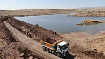 Karacadağ’da yüzler gülüyor: Yıkılan gölet onarıldı, binlerce hayvanın su sorunu çözüldü