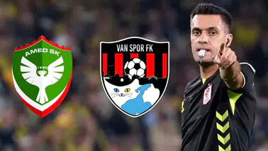 Amedspor – Vanspor FK maçının hakemleri açıklandı!