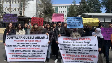 Diyarbakır Adliyesi önünde Nilay için oturma eylemi