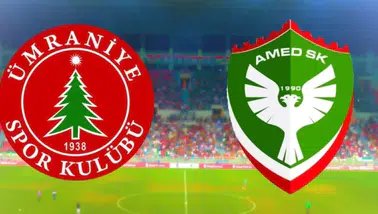 Amedspor – Ümraniyespor maçı 3 kanalda canlı yayınlanacak