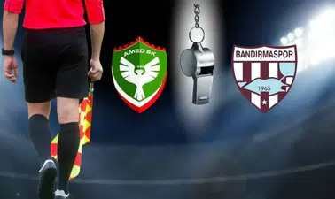 Amedspor maçına kritik hakem! Bandırmaspor karşılaşmasını Ozan Ergün yönetecek