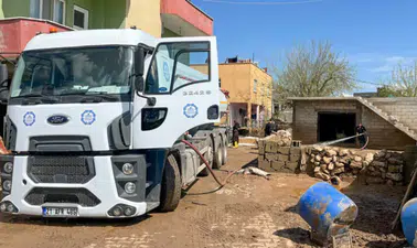 DİSKİ’den Kurtalan’a acil müdahale: Sel sonrası sahada yoğun çalışma