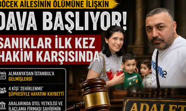 Böcek ailesi davası başlıyor: 6 sanık ilk kez hakim karşısında