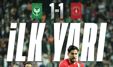 Diyarbakır’da gol düellosu! Amedspor ilk yarıyı 1-1 kapattı