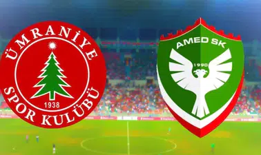 Amedspor – Ümraniyespor maçı 3 kanalda canlı yayınlanacak