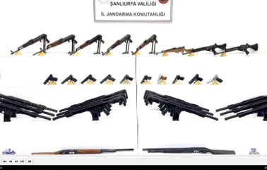 Şanlıurfa’da silah kaçakçılığı operasyonu! Viranşehir’de 8 gözaltı