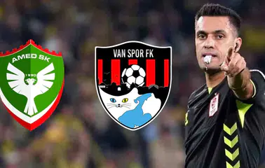Amedspor – Vanspor FK maçının hakemleri açıklandı!