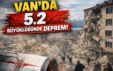 SON DAKİKA: Van’da 5.2 büyüklüğünde deprem! 5 ilde hissedildi