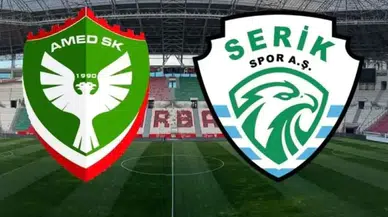 Amedspor–Serikspor maçının ilk 11’leri açıklandı: Diyarbakır’da nefesler tutuldu