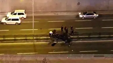 Diyarbakır’da kontrolden çıkan araç orta refüje çarptı: 1 Yaralı