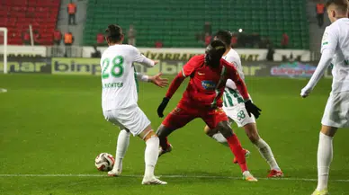 Amedspor baskılı oynadı ama gol gelmedi