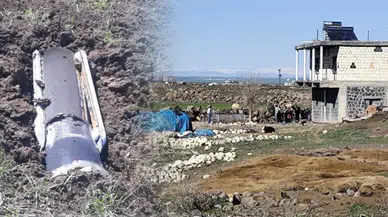 Diyarbakır’da füze parçası bulundu