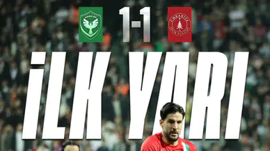 Diyarbakır’da gol düellosu! Amedspor ilk yarıyı 1-1 kapattı