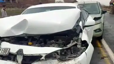 Çınar’da Cenaze konvoyunda zincirleme kaza: 4 yaralı