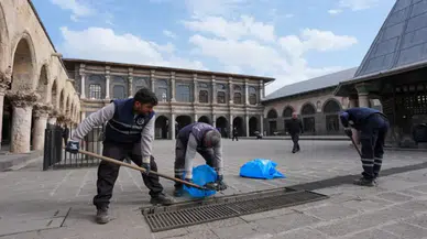 DİSKİ’den Sur’daki Tarihi Camilerde Ramazan Temizliği