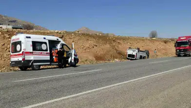 Batman’da minibüs takla attı: 1 kişi yaralandı