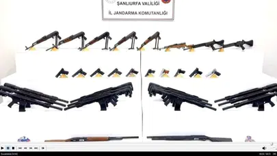 Şanlıurfa’da silah kaçakçılığı operasyonu! Viranşehir’de 8 gözaltı