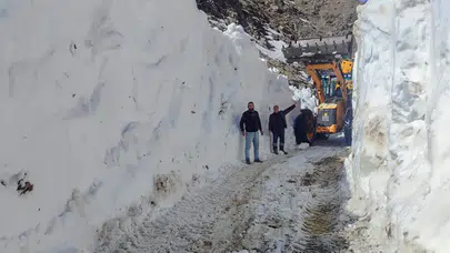 Kulp’ta çığ su kaynağını vurdu! 6 günlük mücadeleyle akış normale döndü