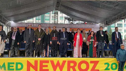 Diyarbakır’da Newroz başladı: Geniş katılım, sıkı güvenlik önlemleri