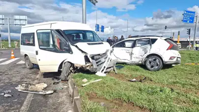 Diyarbakır’da öğrenci servisi kazası! Çok sayıda yaralı var