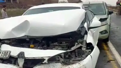 Çınar’da Cenaze konvoyunda zincirleme kaza: 4 yaralı