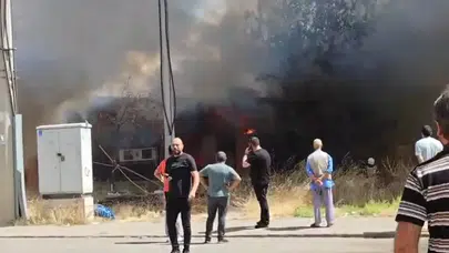 Diyarbakır’da sabah saatlerinde korku dolu anlar: Marangoz atölyesinde çıkan yangın paniğe yol açtı