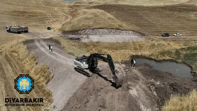 Diyarbakır'da kuraklığa karşı dev seferberlik: 47 gölet hayat buluyor