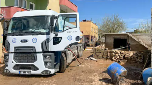 DİSKİ’den Kurtalan’a acil müdahale: Sel sonrası sahada yoğun çalışma