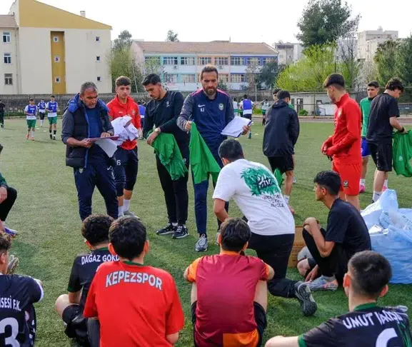 Amedspor’un seçmesine akın! 500 genç yıldız adayı sahaya indi