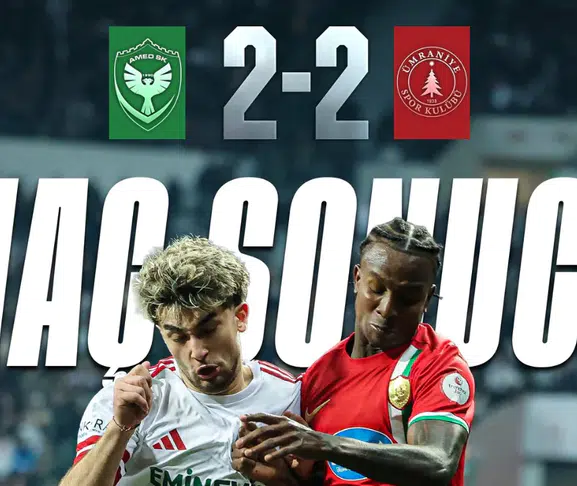 Amedspor uzatmada kurtardı! Ümraniyespor karşısında avantaj kaçtı