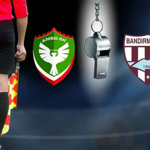 Amedspor maçına kritik hakem! Bandırmaspor karşılaşmasını Ozan Ergün yönetecek