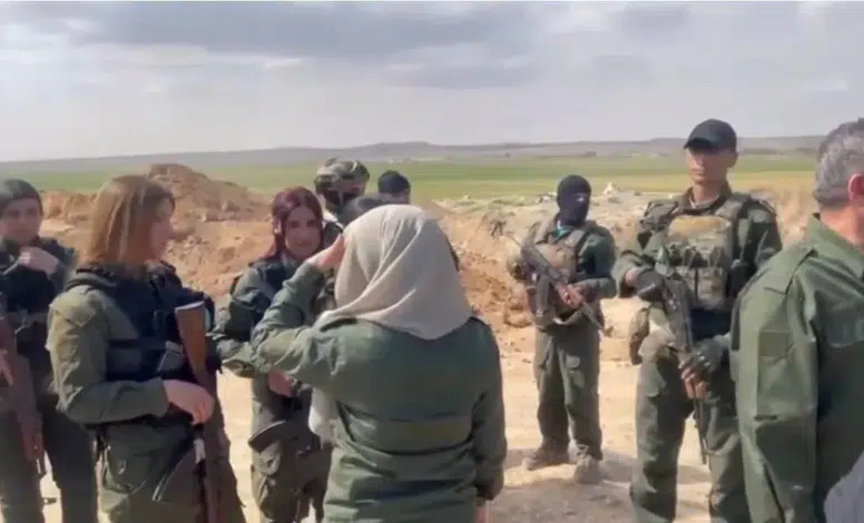 SDG ile Şam arasında ilk  ortak adım: Rakka yolunda güvenlik noktası kuruldu